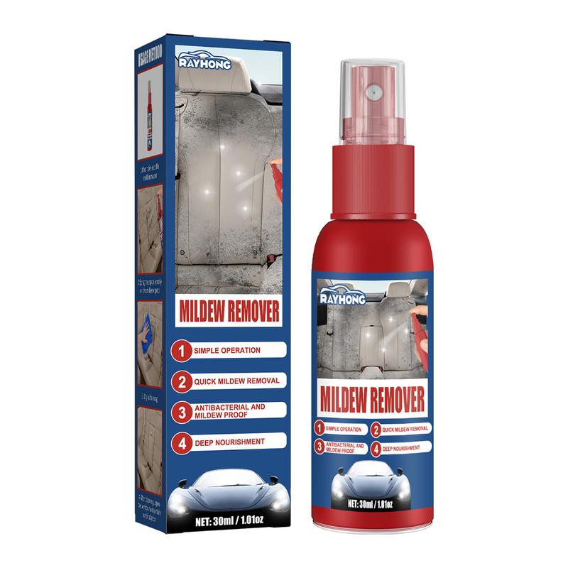 Screen Cleaner Spray - 30ml ภายในรถโรคราน้ําค้าง Remover ที่นั่งเสื่อเท้า Headliner แม่พิมพ์กําจัดทําความสะอาดและบํารุงรักษาสเปรย์อัตโนมัติแม่พิมพ์เคลือบทําความสะอาด