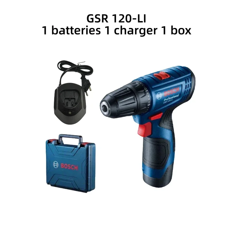 Useful Tech Accessories - สว่านไฟฟ้า Bosch GSR120-LI 12V ไขควงไร้สายแบบมืออาชีพ สว่านกระแทกแบบชาร์จไฟได้