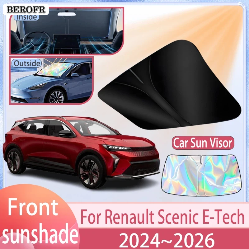 Tech Accessories Renault - ม่านบังแดดรถยนต์สำหรับ Renault Scenic E-Tech 2024 2025