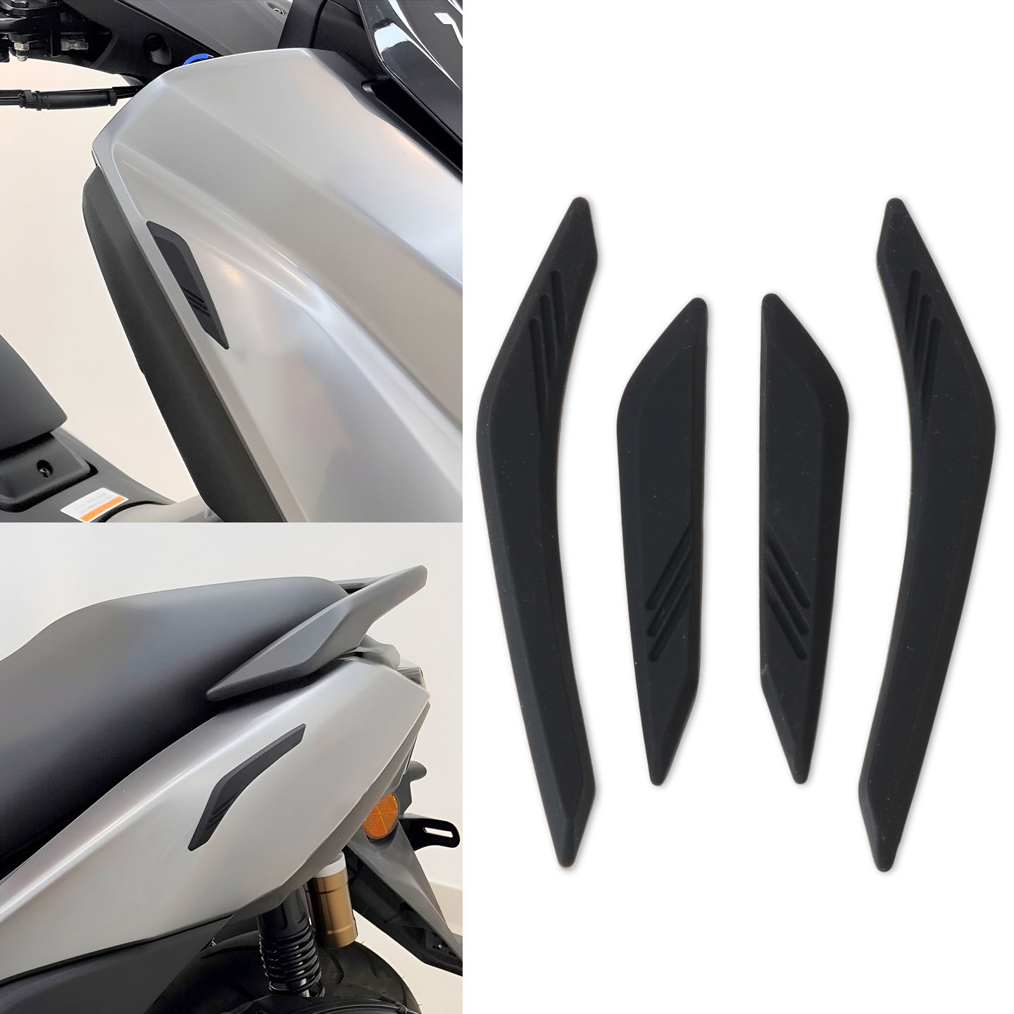 Nmax Tech Max Accessories - อุปกรณ์เสริมมอเตอร์ไซค์ แผ่นป้องกันรอยขีดข่วนด้านข้าง แถบกันกระแทก สำหรับ NMAX155 NMAX
