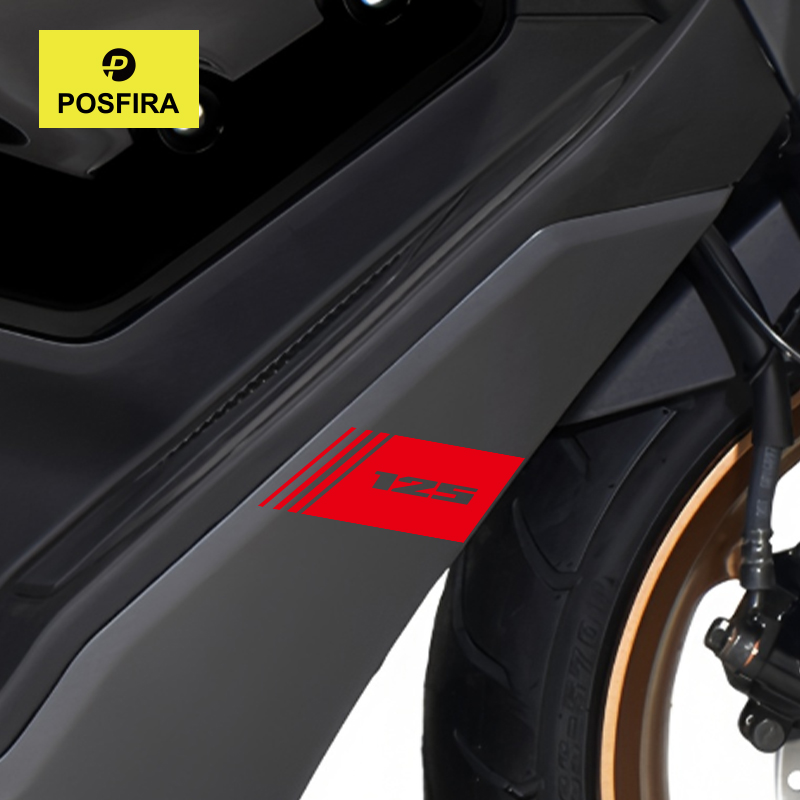 Nmax Tech Max Accessories - สติ๊กเกอร์ตกแต่งรถมอเตอร์ไซค์ POSFIRA สำหรับ Yamaha Nmax 125