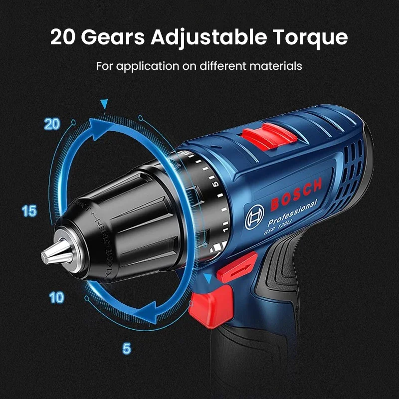 สว่านไฟฟ้า Bosch GSR120-LI 12V - Useful Tech Accessories บทวิจารณ์และราคา