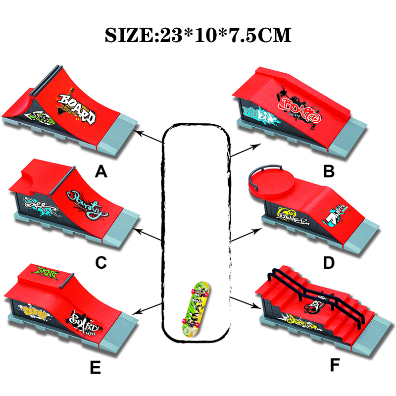 10 In 1 สเก็ตบอร์ด DIY สเก็ต P - Tech Deck Accessories บทวิจารณ์และราคา