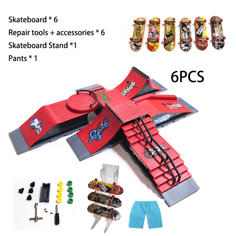 ชุดฟิงเกอร์สเก็ตพาร์ค DIY 6-in - Tech Deck Accessories บทวิจารณ์และราคา