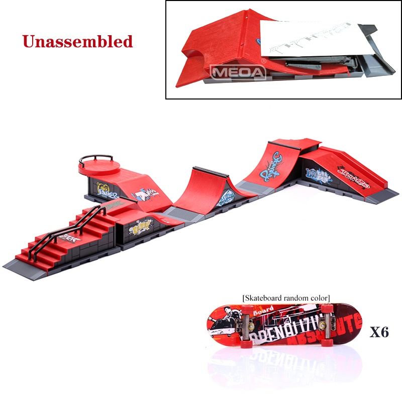 6 In 1 สเก็ตบอร์ด DIY สเก็ต Pa - Tech Deck Accessories บทวิจารณ์และราคา
