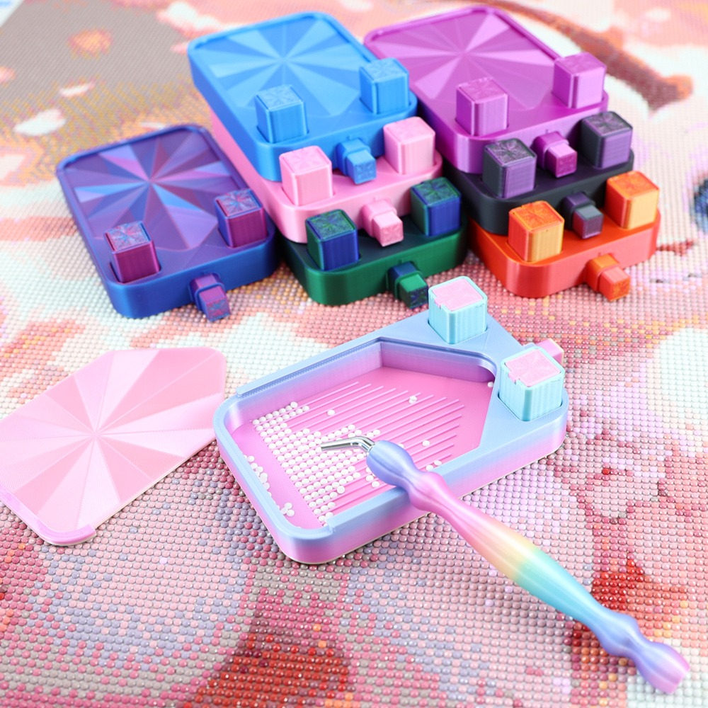 ถาดใส่เพชรหลากสีพร้อมถังขยะ 2  - Useful Tech Accessories บทวิจารณ์และราคา