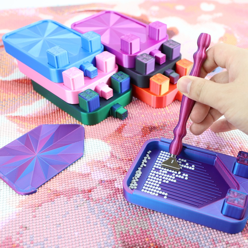 ถาดใส่เพชรหลากสีพร้อมถังขยะ 2  - Useful Tech Accessories บทวิจารณ์และราคา