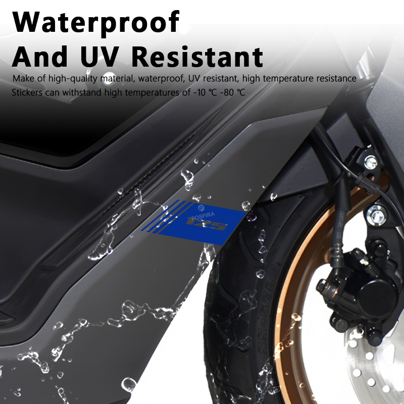 สติ๊กเกอร์ตกแต่งรถมอเตอร์ไซค์  - Nmax Tech Max Accessories บทวิจารณ์และราคา